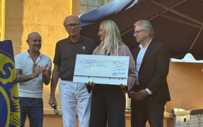 Der Lions Club Kurfürstendamm überreichte am 07.09.2025 im Rahmen der Lions Classic eine Spende über 5.000€